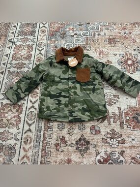 NWT Mud Pie Boys Shacket - Small (12-18 months)